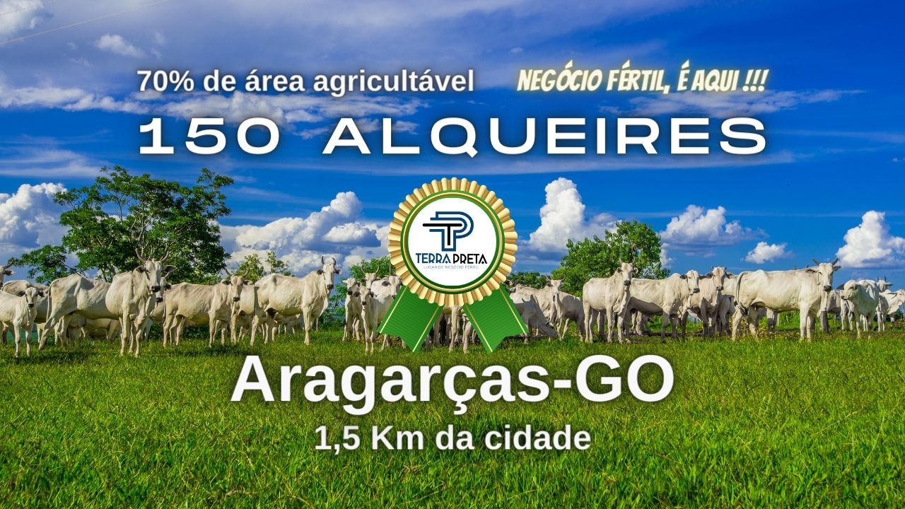 Aragarças-GO – 150 Alqueires (1) Fazenda de 150 alqueires a venda em Aragarças-GO
