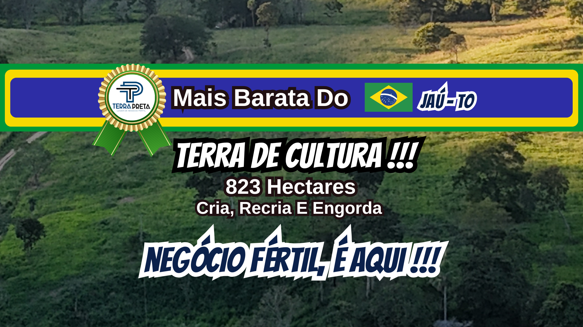 Fazenda a venda no município de Jaú To
